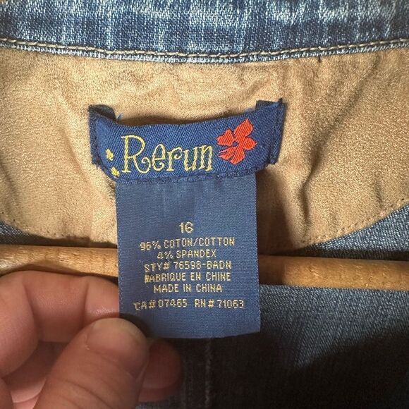 Rerun jeans jacket for girls - Picture 3 of 3